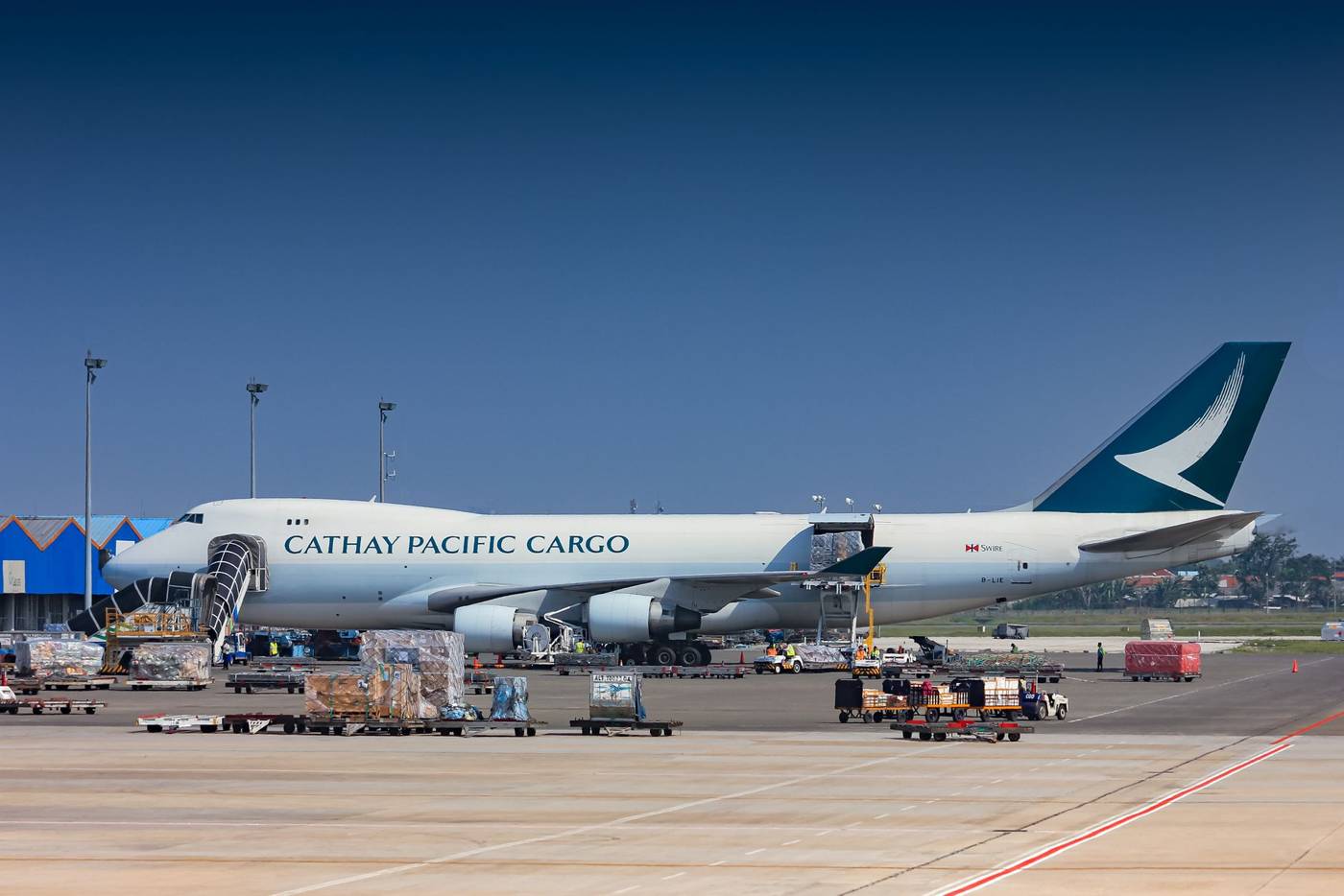 Cargo jet airport freight