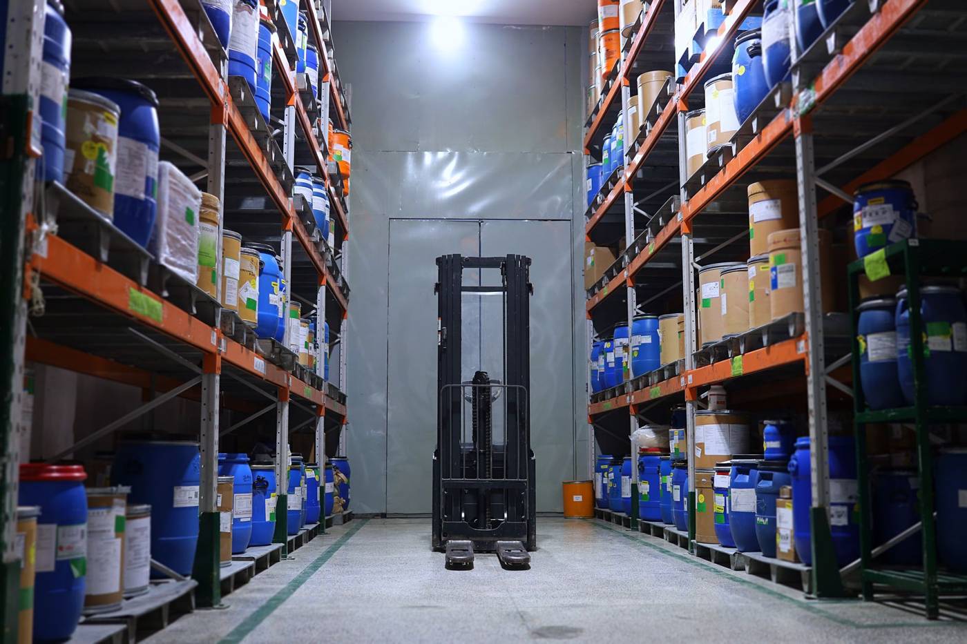 Refrigerated pharmaceutical warehouse