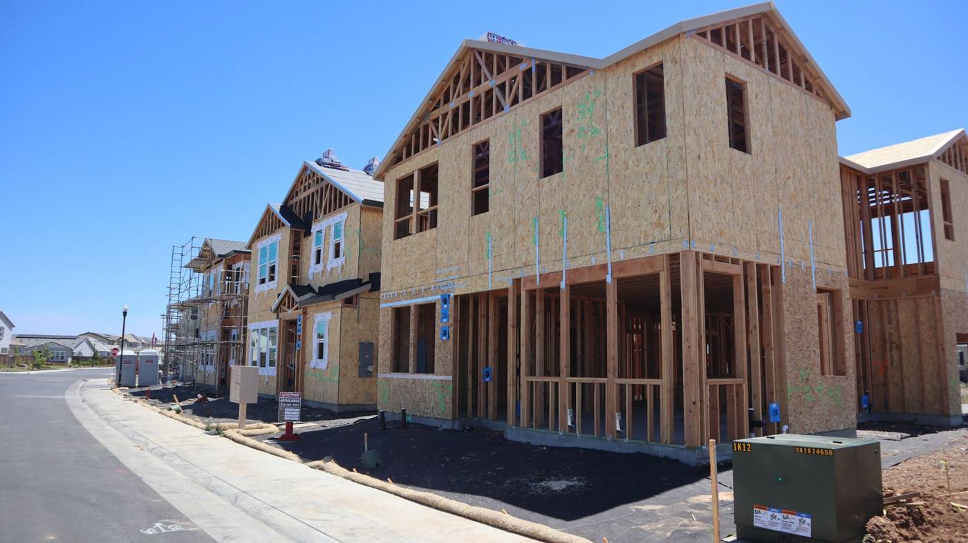 U.s. housing construction site