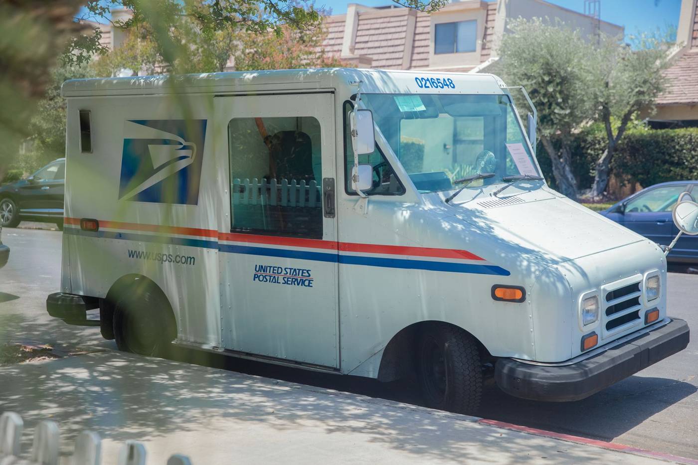 Usps mail delivery truck